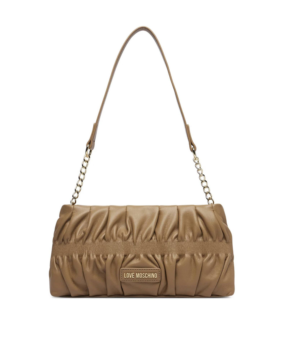 Borsa donna Love Moschino a spalla in ecopelle sabbia B27MO43 JC4089PP1PLU0105