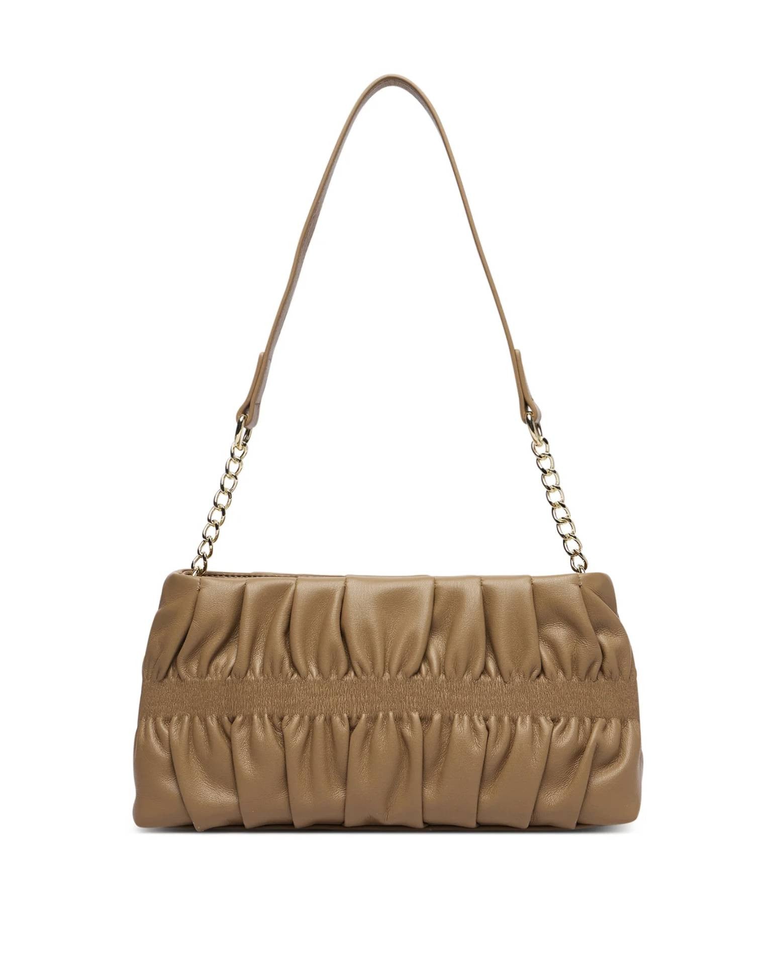Borsa donna Love Moschino a spalla in ecopelle sabbia B27MO43 JC4089PP1PLU0105