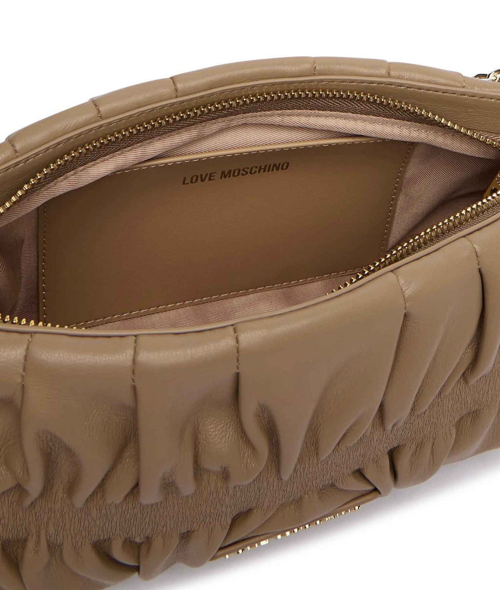 Borsa donna Love Moschino a spalla in ecopelle sabbia B27MO43 JC4089PP1PLU0105