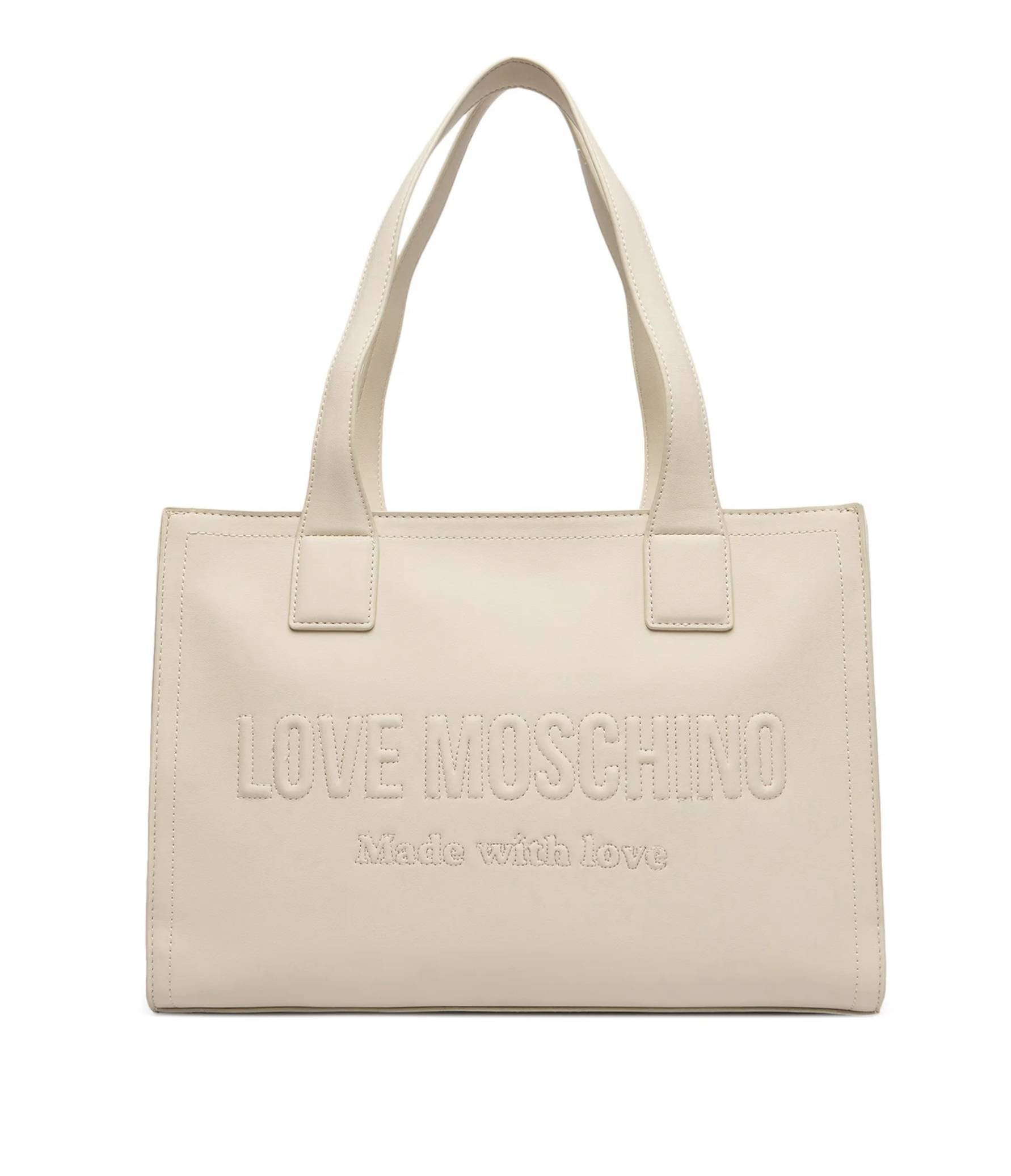 Borsa Love Moschino shopper in ecopelle avorio B27MO47 JC4045PP1OLE0110