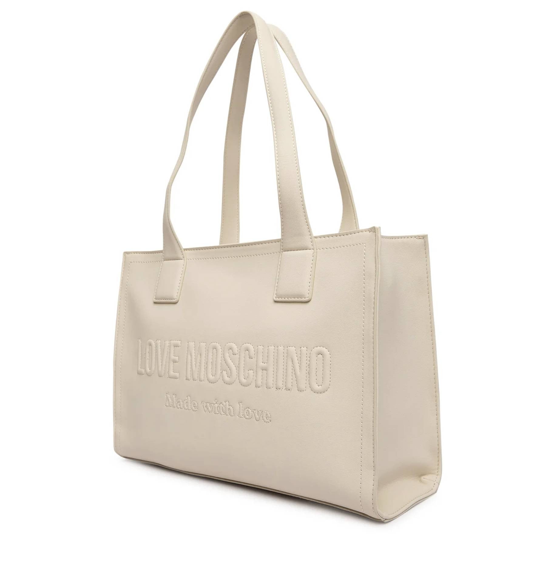 Borsa Love Moschino shopper in ecopelle avorio B27MO47 JC4045PP1OLE0110