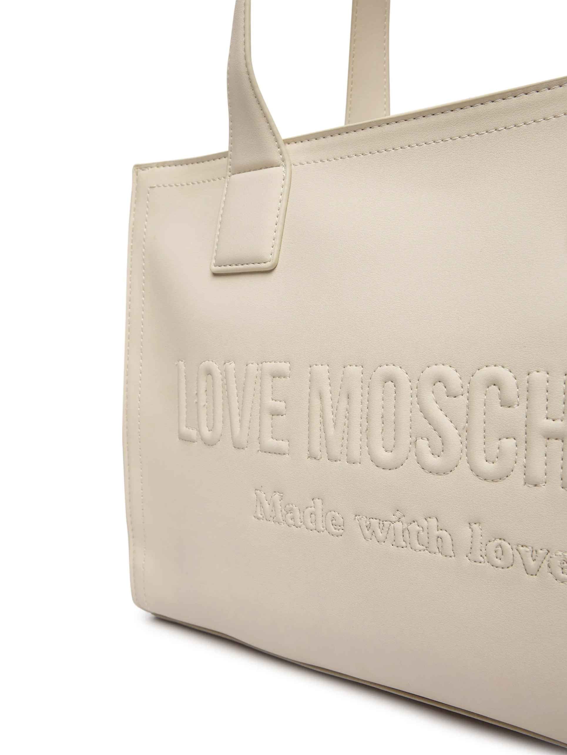 Borsa Love Moschino shopper in ecopelle avorio B27MO47 JC4045PP1OLE0110