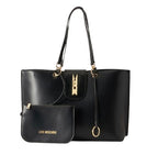 Borsa donna Love Moschino shopper in ecopelle nero B27MO52 JC4029PP1PLI0000