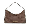 Borsa donna a mano/ spalla Love Moschino velour marrone B27MO53 JC4090PP1PLD130A