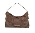 Borsa donna a mano/ spalla Love Moschino velour marrone B27MO53 JC4090PP1PLD130A