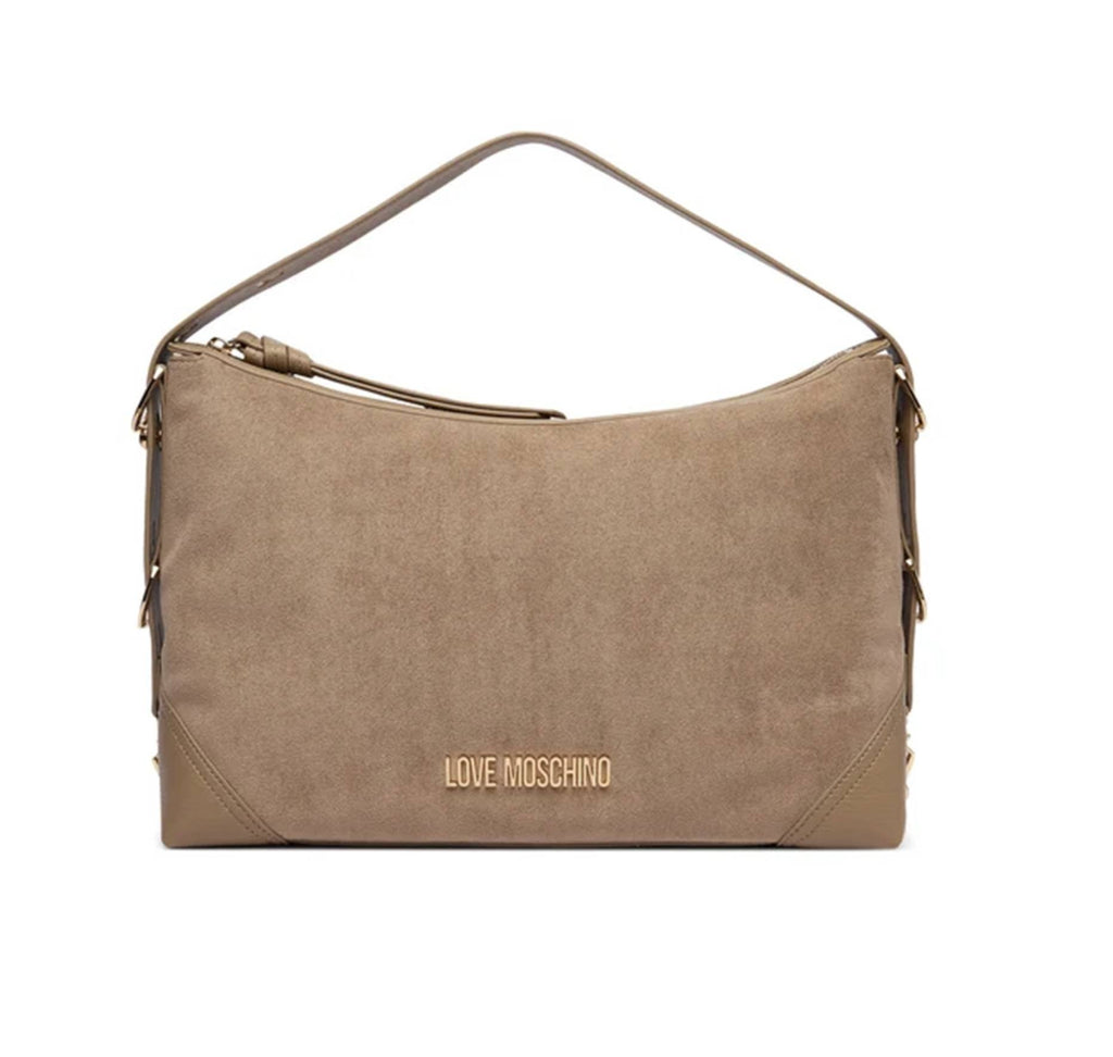 Borsa donna a mano/ spalla Love Moschino velour sabbia B27MO56 JC4090PP1PLD110A