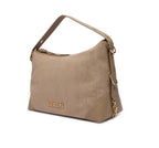 Borsa donna a mano/ spalla Love Moschino velour sabbia B27MO56 JC4090PP1PLD110A