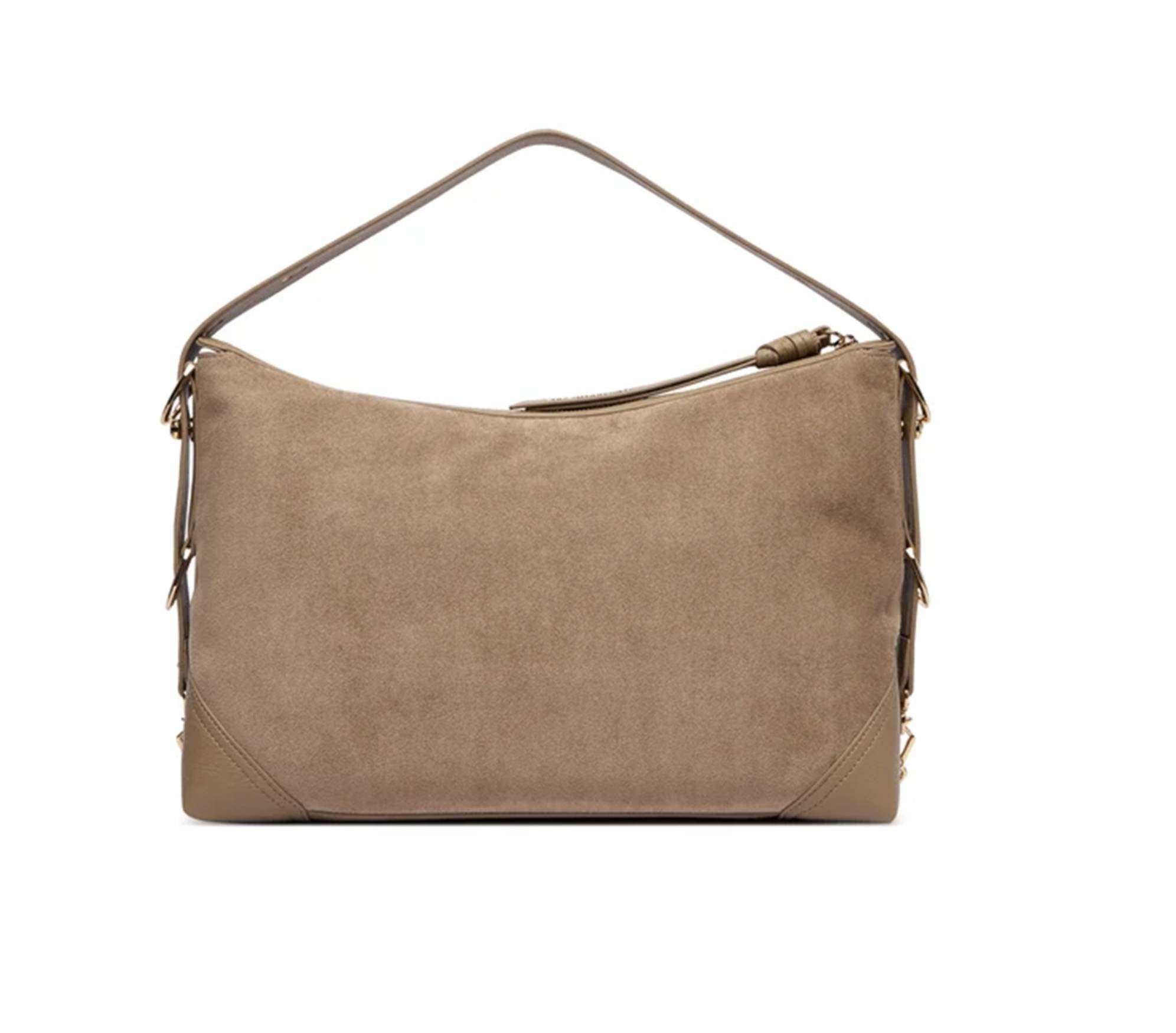Borsa donna a mano/ spalla Love Moschino velour sabbia B27MO56 JC4090PP1PLD110A