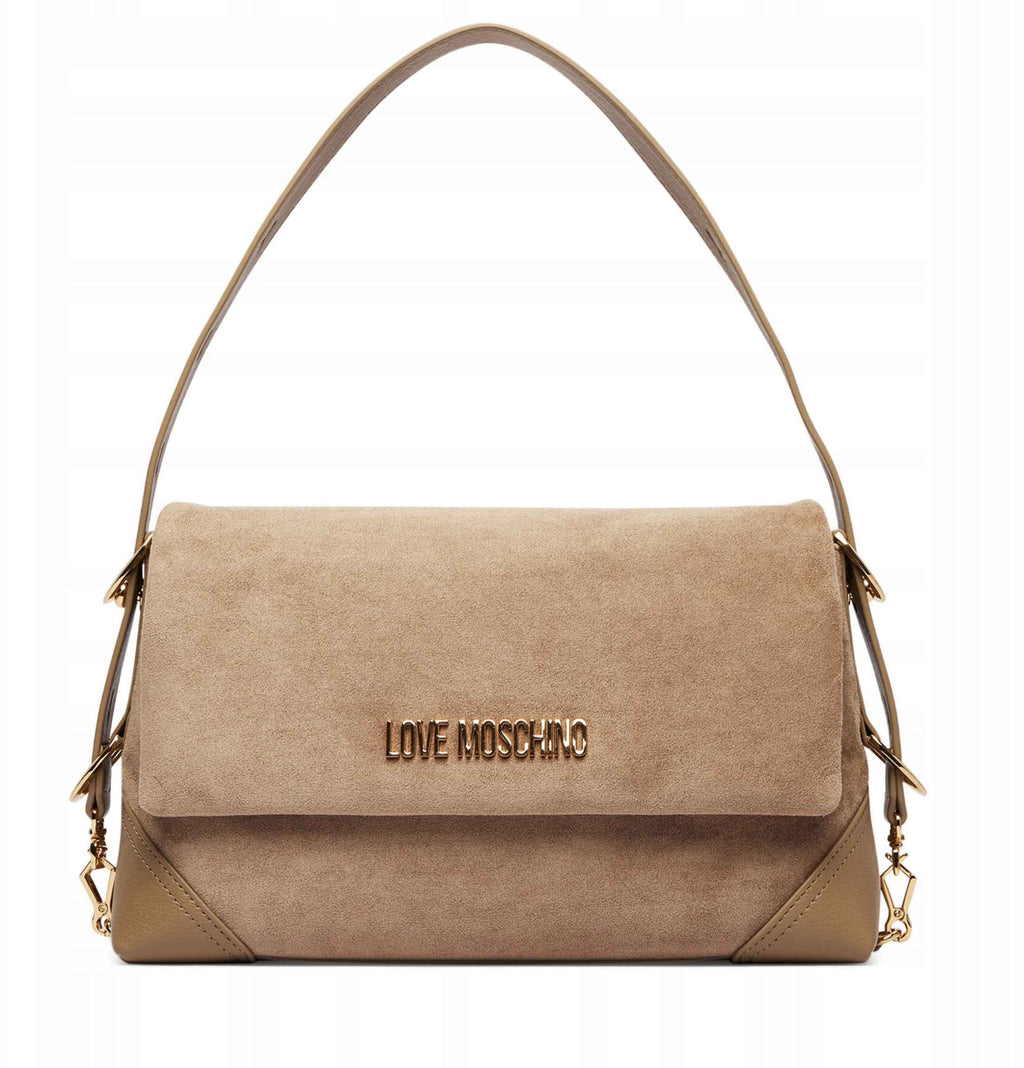 Borsa donna a mano/ spalla Love Moschino velour sabbia B27MO57 JC4092PP1PLD110A