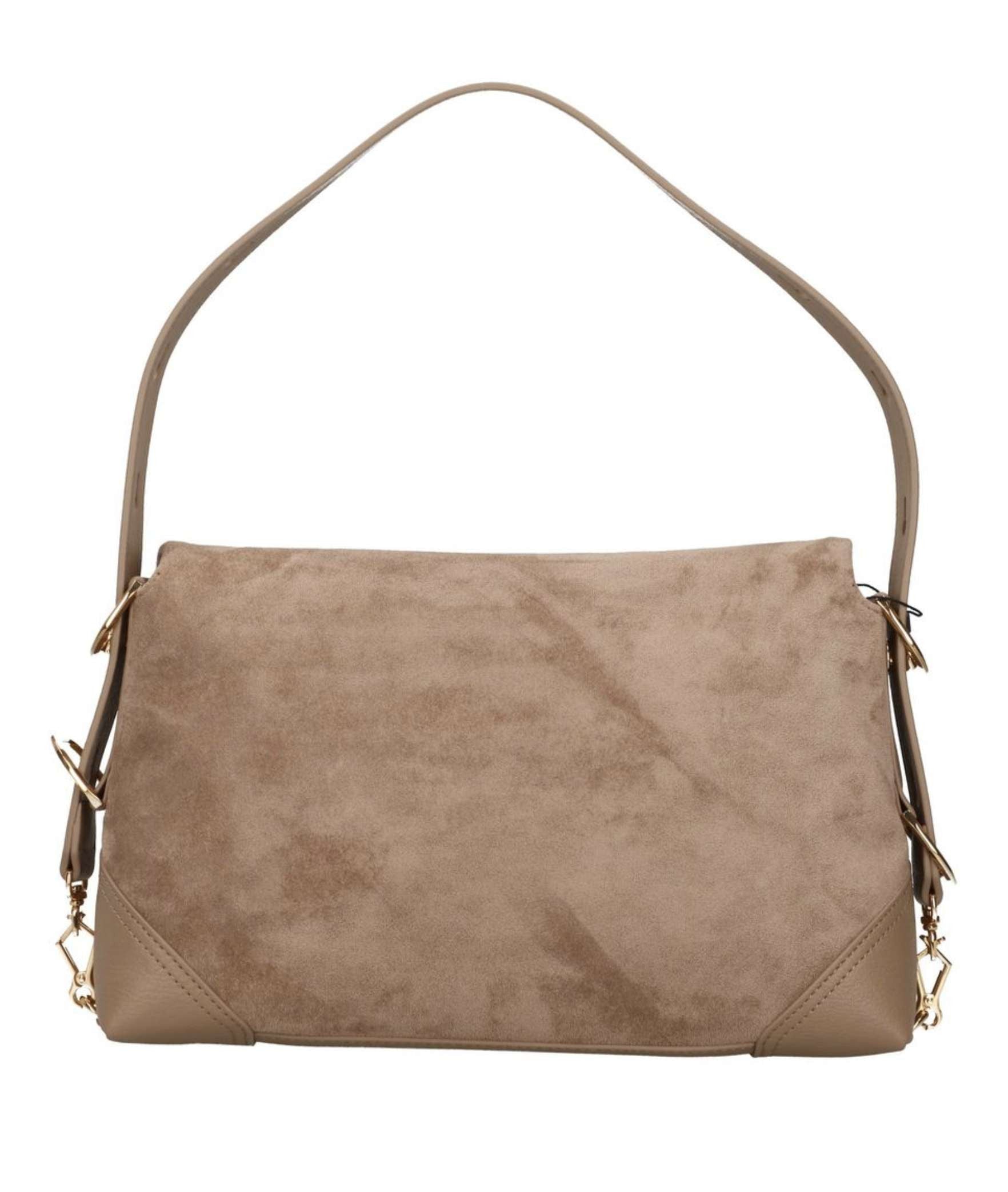 Borsa donna a mano/ spalla Love Moschino velour sabbia B27MO57 JC4092PP1PLD110A