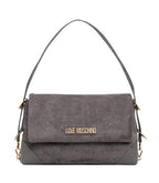Borsa donna a mano/ spalla Love Moschino velour grigio B27MO58 JC4092PP1PLD101A