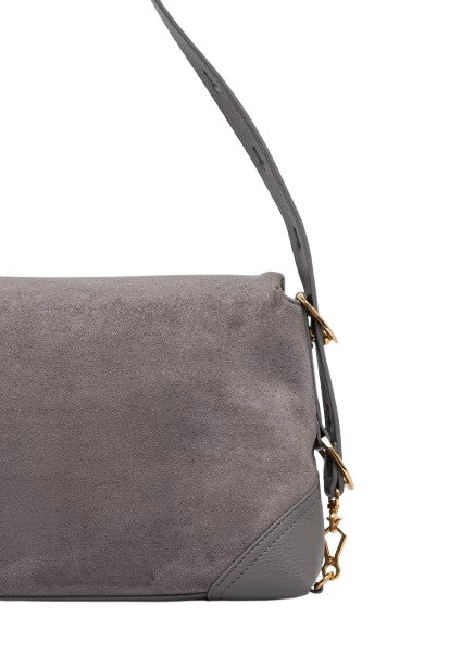 Borsa donna a mano/ spalla Love Moschino velour grigio B27MO58 JC4092PP1PLD101A