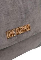 Borsa donna a mano/ spalla Love Moschino velour grigio B27MO58 JC4092PP1PLD101A