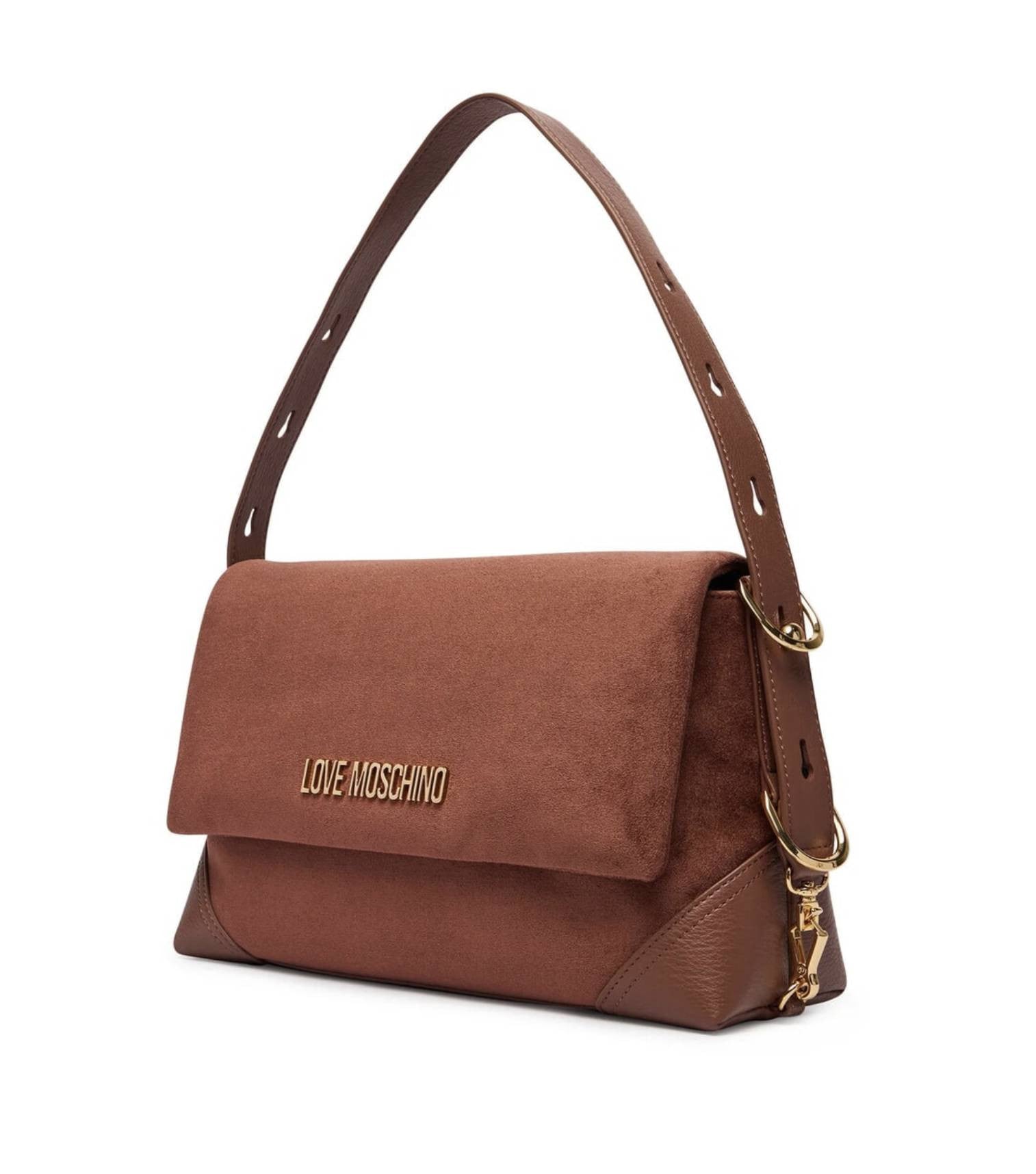 Borsa donna a mano/ spalla Love Moschino velour cuoio B27MO59 JC4092PP1PLD120A