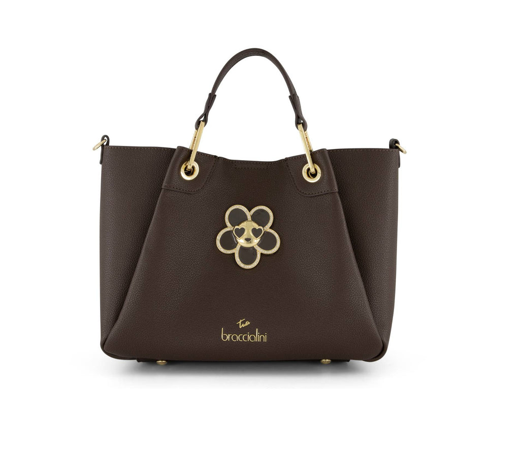Borsa a mano/ tracolla Braccialini Amy Bijoux marrone B27BR06 B19211
