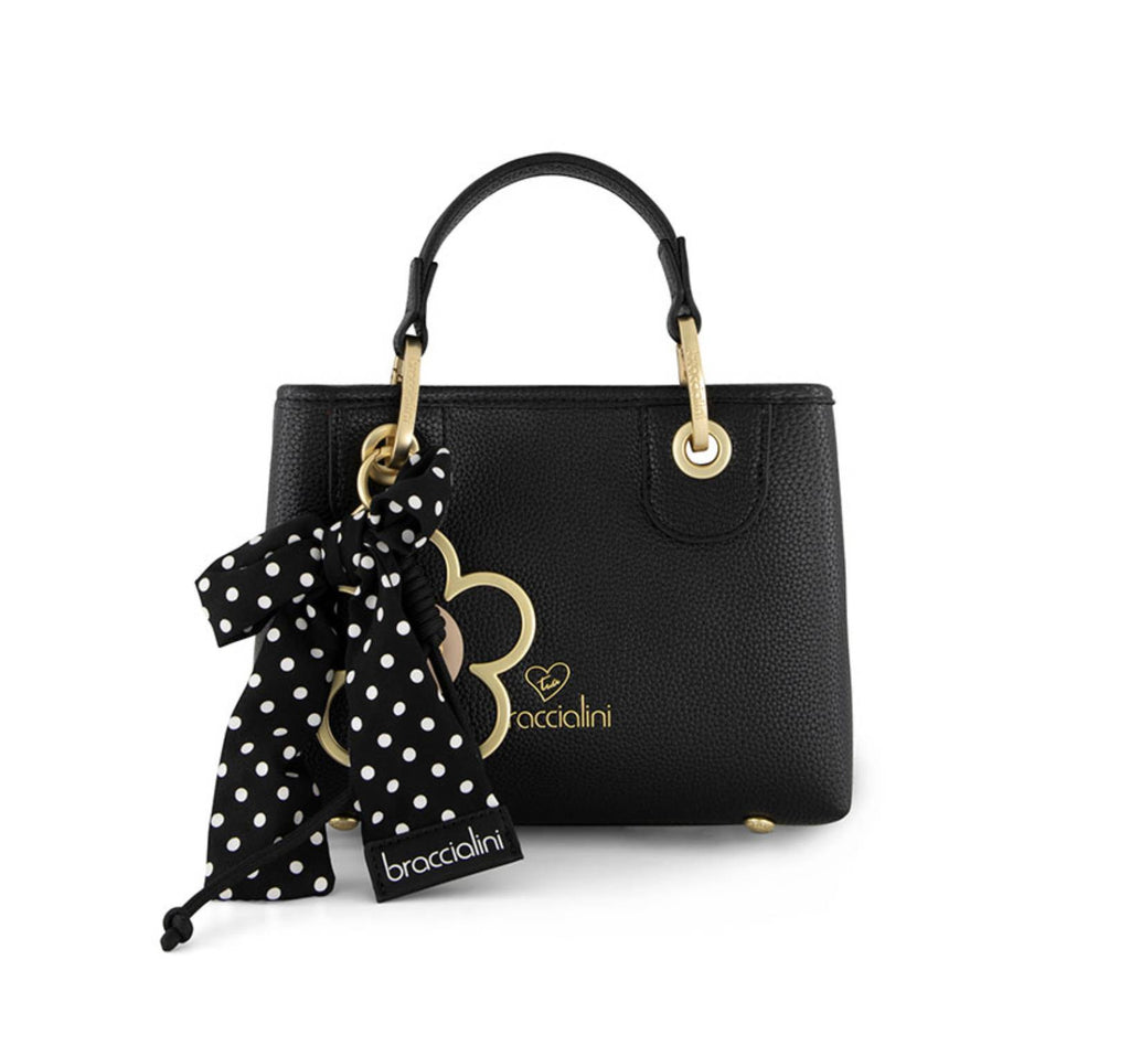 Borsa a mano con tracolla Braccialini Beth nero B27BR11 B19222