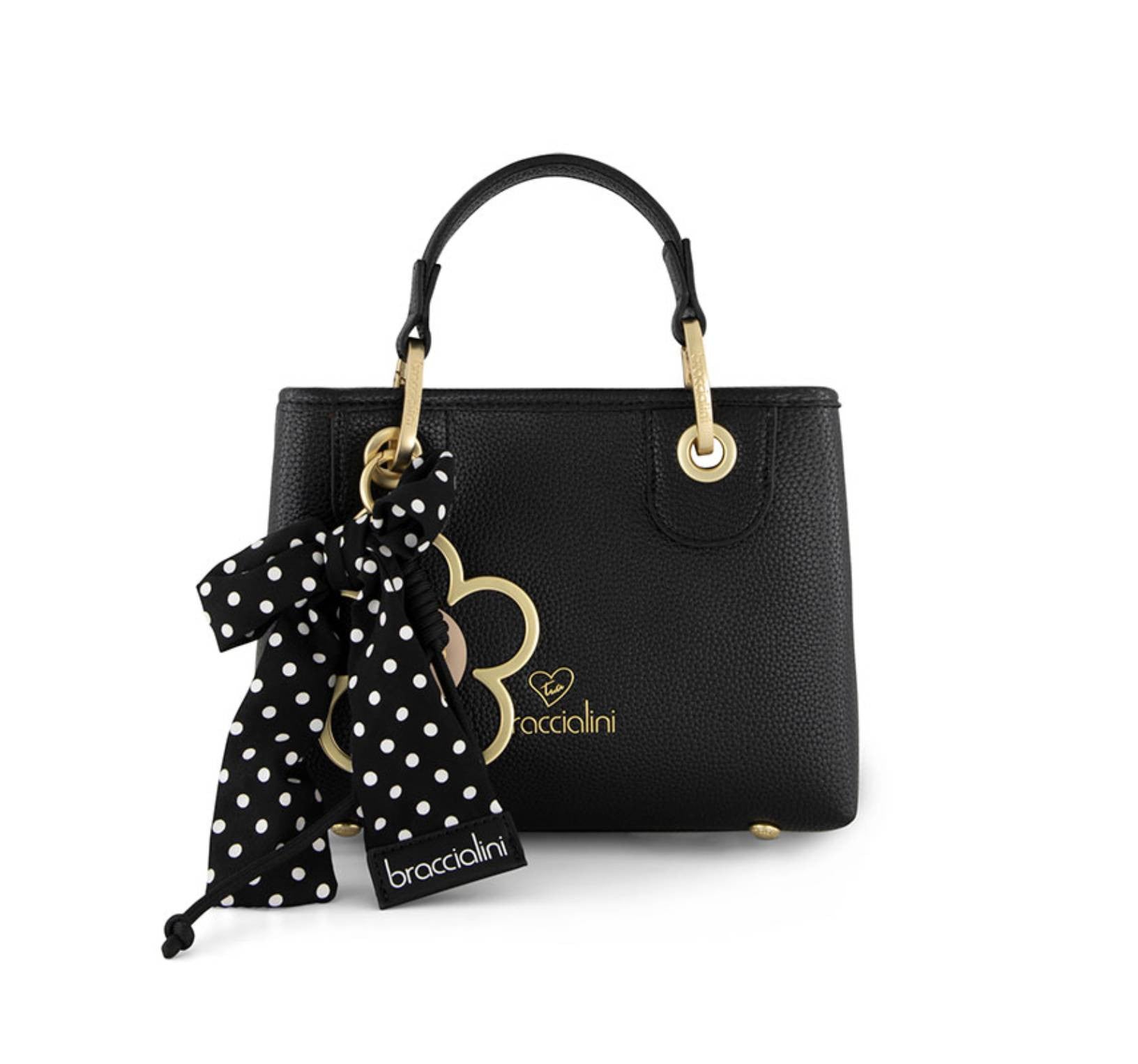 Borsa a mano con tracolla Braccialini Beth nero B27BR11 B19222