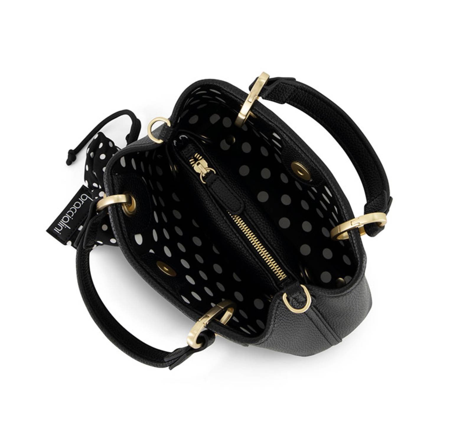 Borsa a mano con tracolla Braccialini Beth nero B27BR11 B19222