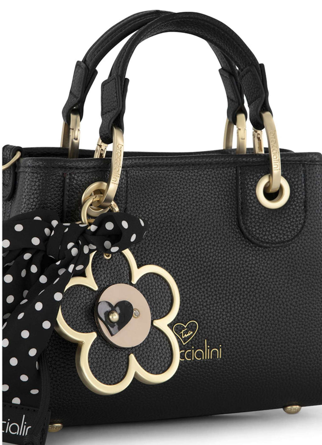 Borsa a mano con tracolla Braccialini Beth nero B27BR11 B19222