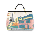 Borsa a mano/tracolla Braccialini Cartoline Parigi multicolore B27BR13 B19162