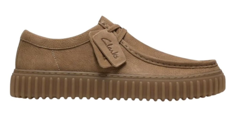 Allacciata uomo Clarks Torhill Lo dark sand leather U27CL08 26186161