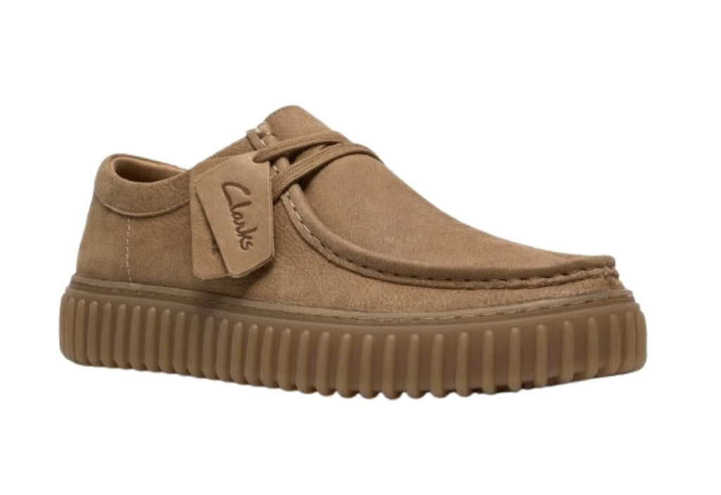 Allacciata uomo Clarks Torhill Lo dark sand leather U27CL08 26186161