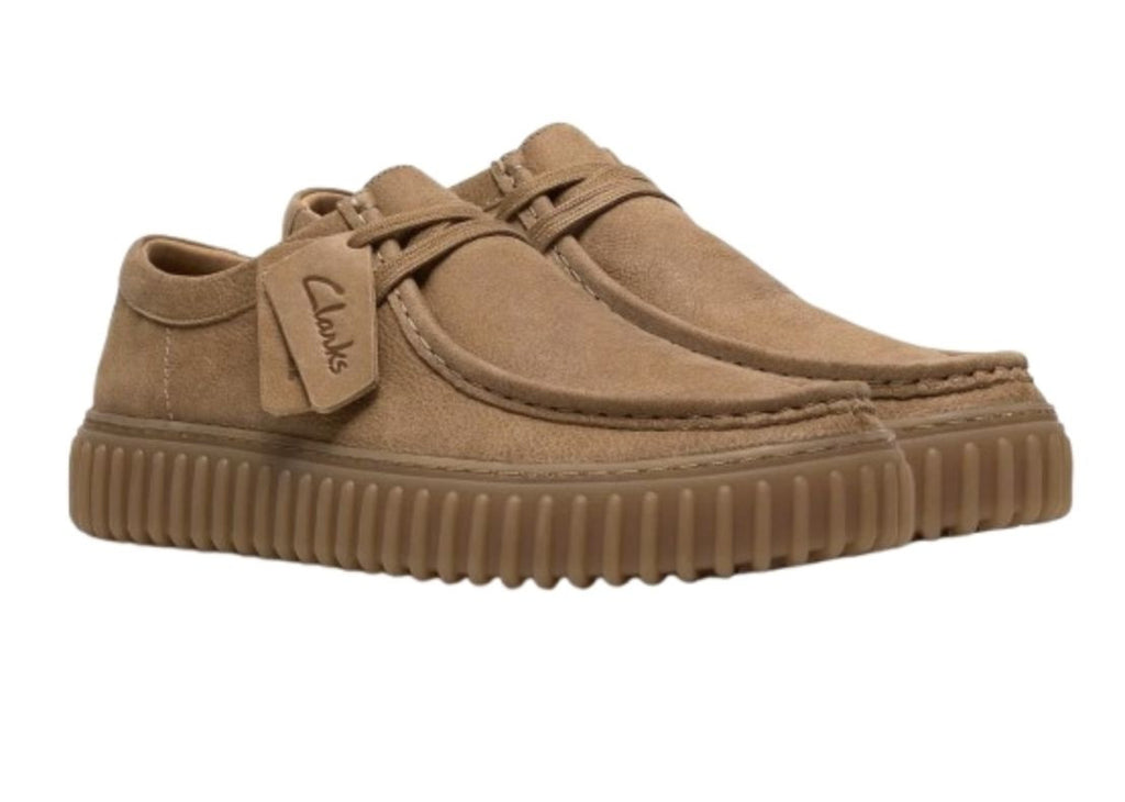 Allacciata uomo Clarks Torhill Lo dark sand leather U27CL08 26186161