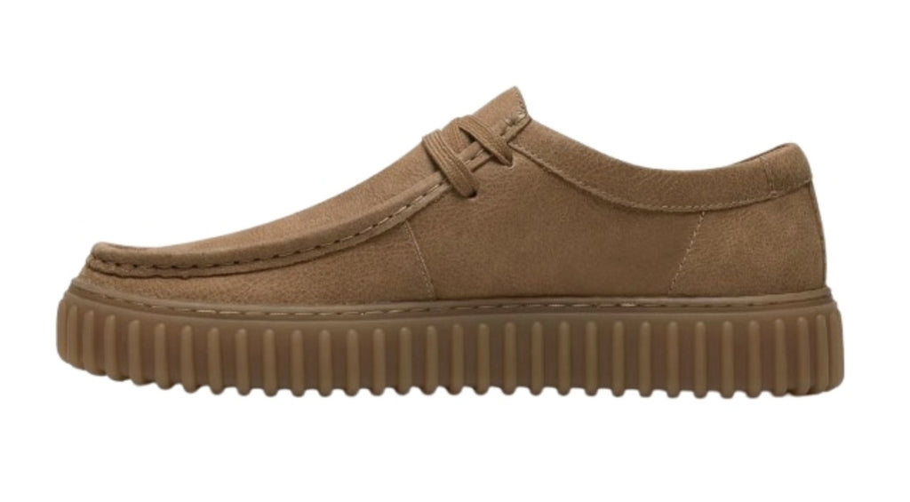 Allacciata uomo Clarks Torhill Lo dark sand leather U27CL08 26186161