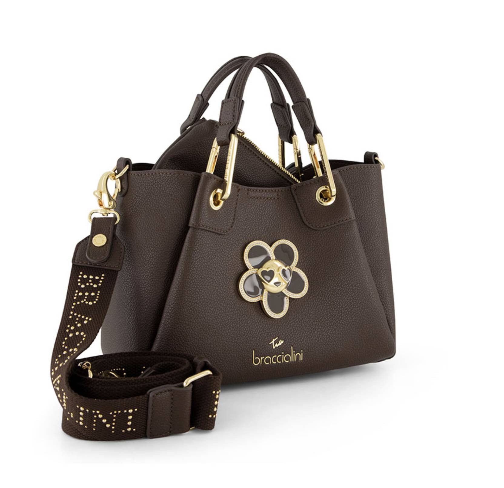Borsa a mano/ tracolla Braccialini Amy Bijoux cioccolato B27BR17 B19210
