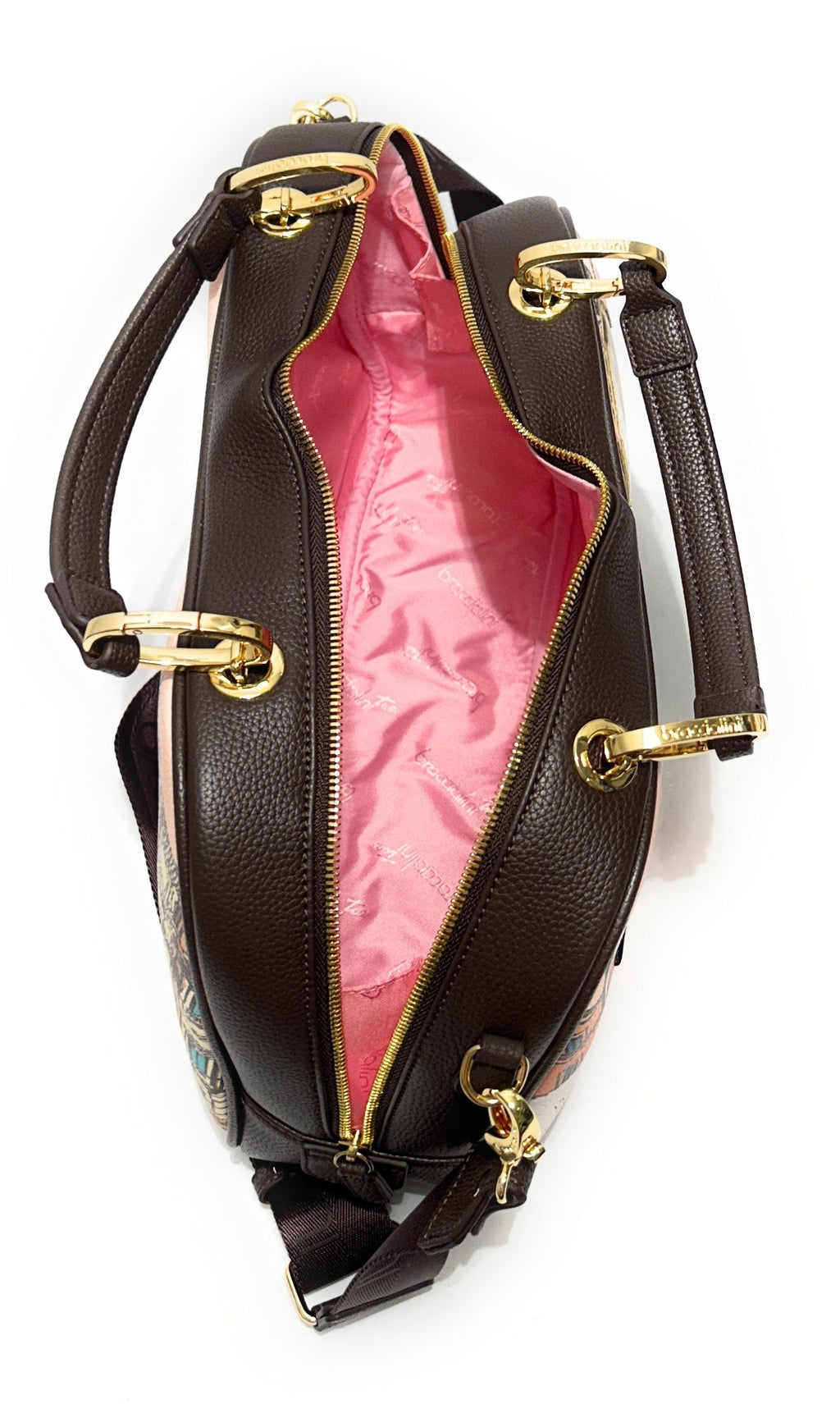 Borsa a mano/tracolla Braccialini Cartoline Roma multicolore B27BR16 B19163