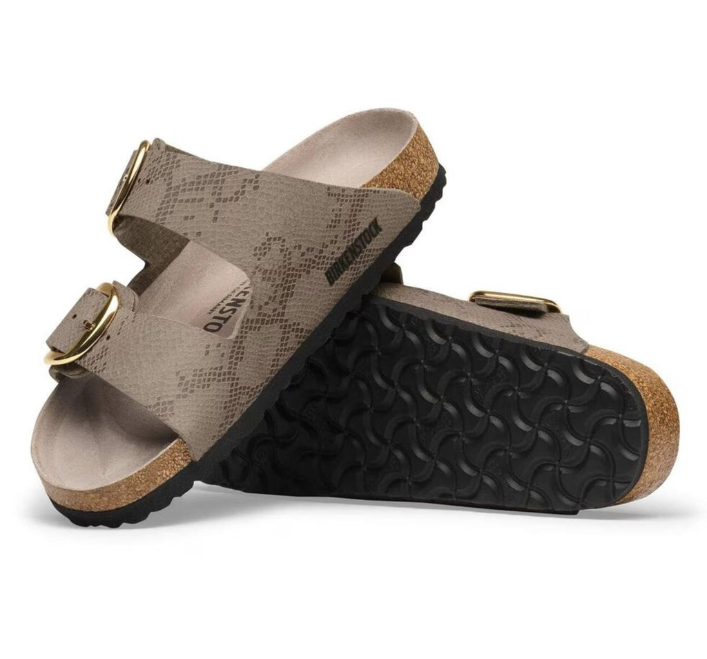 Sandalo donna Birkenstock Arizona Big Buckle python gray taupe D27BI01 1032891