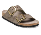 Sandalo donna Birkenstock Arizona Big Buckle python gray taupe D27BI01 1032891