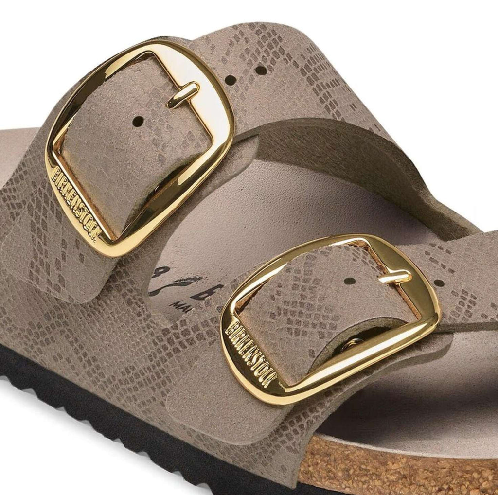 Sandalo donna Birkenstock Arizona Big Buckle python gray taupe D27BI01 1032891