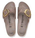 Sandalo donna Birkenstock Madrid Big Buckle animalier gray buckle D27BI03 1032935
