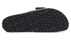 Sandalo donna Birkenstock Madrid Big Buckle animalier gray buckle D27BI03 1032935