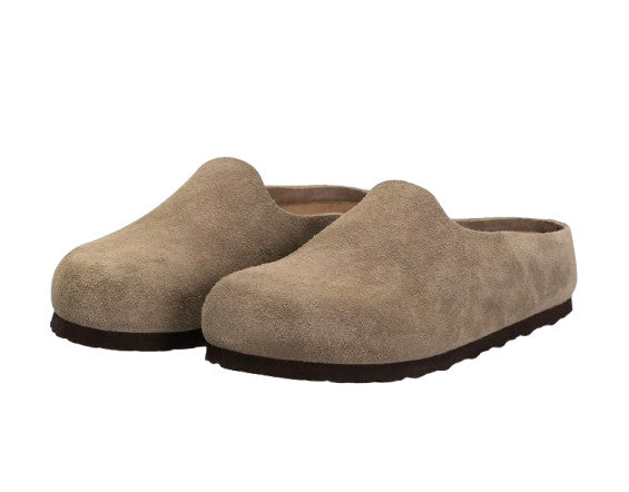 Scarpe donna sabot Birkenstock Amsterdam Wrapped taupe D27BI02 1032550