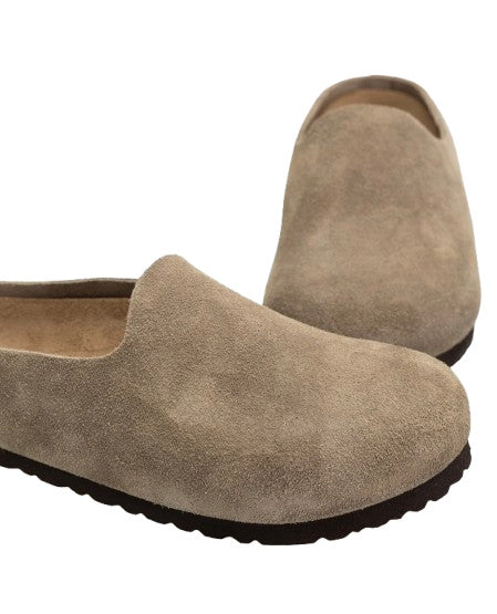 Scarpe donna sabot Birkenstock Amsterdam Wrapped taupe D27BI02 1032550