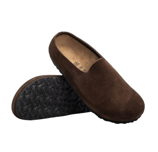 Scarpe donna sabot Birkenstock Amsterdam Wrapped carafe D27BI04 1032552