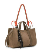 Borsa donna Sun 68 Shopping midi bag velvet corduroy 77 beige scuro B27SU01 Y46222