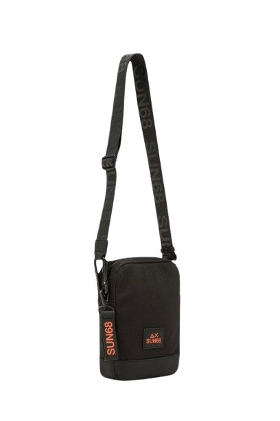 Borsa uomo crossbody everyday in nylon Sun 68 nero B27SU03 Y46103