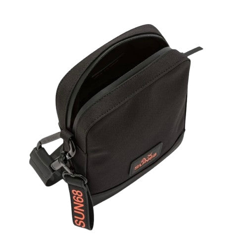 Borsa uomo crossbody everyday in nylon Sun 68 nero B27SU03 Y46103