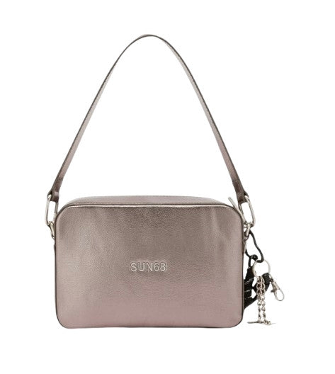 Borsa donna a mano/ tracolla Sun 68 camera bag metallic acciaio B27SU06 Y46213
