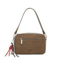 Borsa donna a mano/ tracolla Sun 68 camera bag velvet corduroy beige scuro B27SU07 Y46218