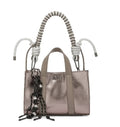 Borsa donna Sun 68 a mano/ tracolla mini bag ecopelle metallic acciaio B27SU04 Y46215