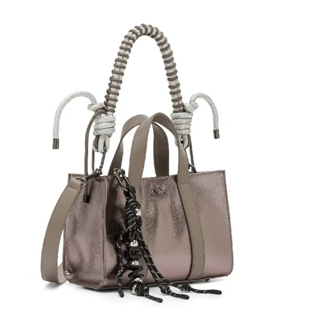 Borsa donna Sun 68 a mano/ tracolla mini bag ecopelle metallic acciaio B27SU04 Y46215