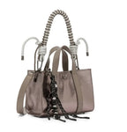 Borsa donna Sun 68 a mano/ tracolla mini bag ecopelle metallic acciaio B27SU04 Y46215