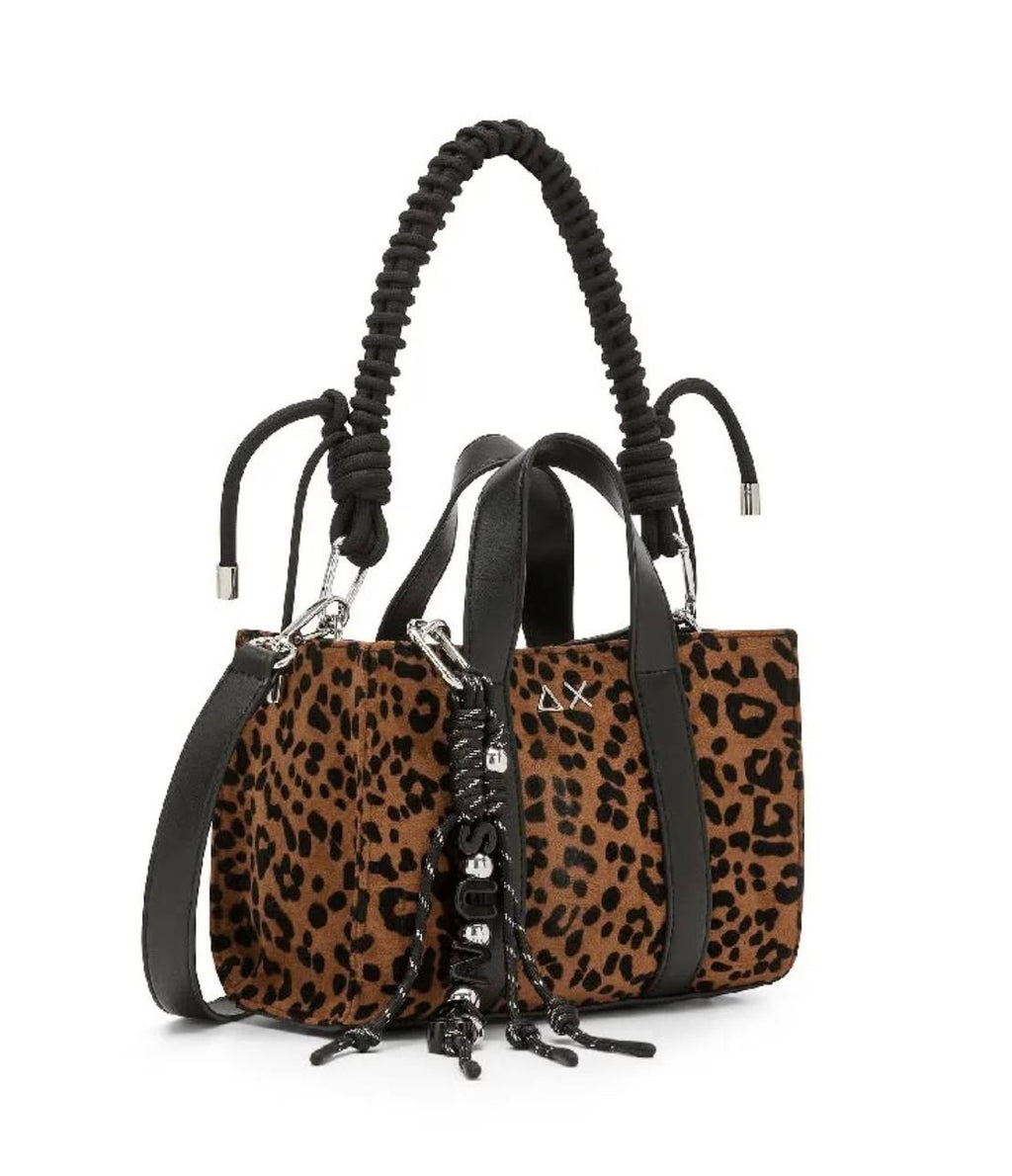Borsa donna Sun 68 Shopping mini bag animalier cacao/nero 7111 B27SU08 Y46241