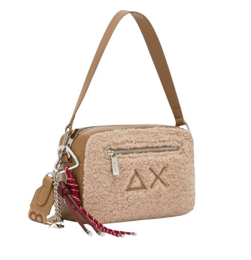 Borsa donna a mano/ tracolla Sun 68 camera bag teddy beige B27SU09 Y46224
