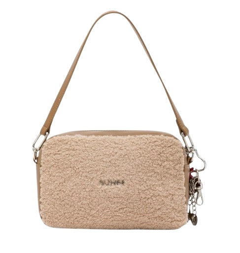 Borsa donna a mano/ tracolla Sun 68 camera bag teddy beige B27SU09 Y46224