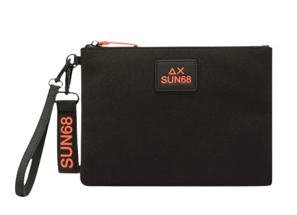 Borsa uomo pochette everyday in nylon Sun 68 nero B27SU11 Y46104